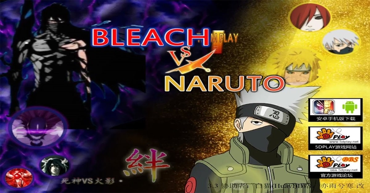 Chơi game đại chiến bleach vs naruto 3.4 mới nhất miễn phí